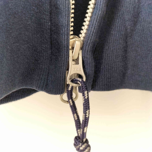 サイコバニー Psycho Bunny ハイネックダブルジップアップパーカー 裾ロゴ刺繍 メンズ JPN:XL