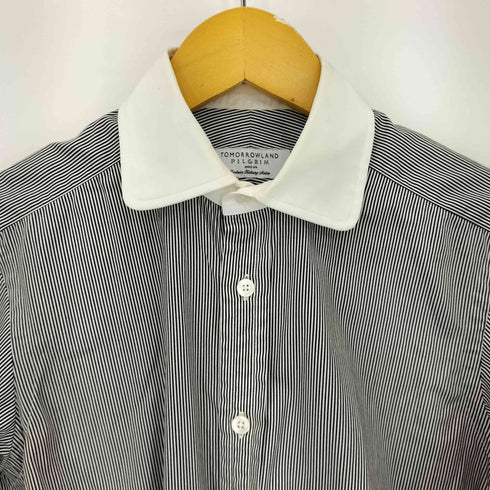 トゥモローランドピリグリム TOMORROWLAND PILGRIM ストライプ L/S シャツ メンズ 14 1/2