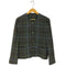 PITLOCHRY ノーカラーチェック柄ジャケット レディース 12