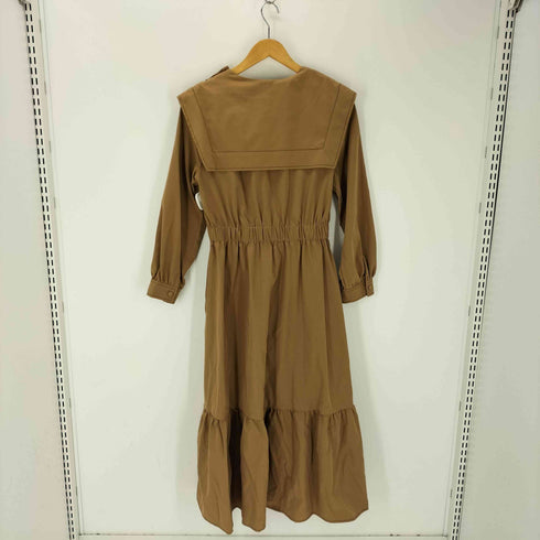 ザラ ZARA スクエアセーラーカラーワンピース レディース import:S