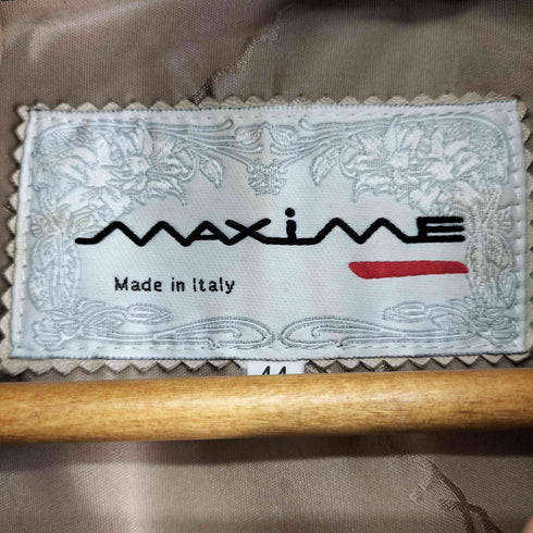 maxime ラムレザージャケット レディース 44
