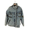 MICKI} ケミカルウォッシュ 中綿 デニムジャケット レディース import:L