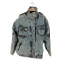 MICKI} ケミカルウォッシュ 中綿 デニムジャケット レディース import:L