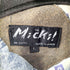 MICKI} ケミカルウォッシュ 中綿 デニムジャケット レディース import:L
