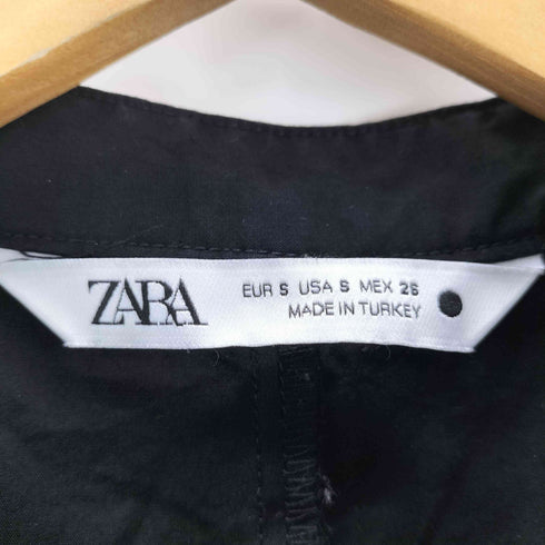 ザラ ZARA バンドカラー アシンメトリーワンピース レディース import:S