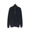 ザラ ZARA アクリルウール ハイネック ハーフジップニット メンズ import:M