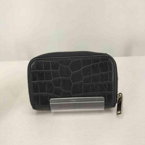 サンローランパリ SAINT LAURENT PARIS 型押しクロコ ラウンドジップコインケース メンズ