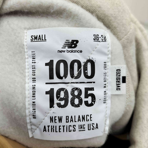 ニューバランス NEW BALANCE 1000 スウェットプルオーバーフーディオーバーサイズフィット メンズ JPN:S