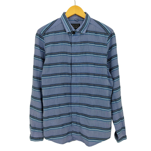 ブルーワーク BLUE WORK 比翼シャツ メンズ JPN:L
