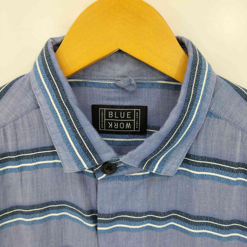 ブルーワーク BLUE WORK 比翼シャツ メンズ JPN:L