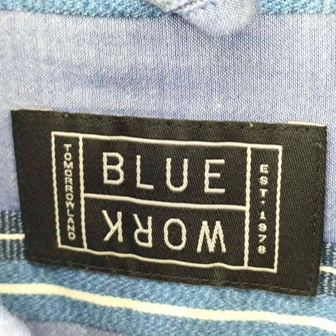 ブルーワーク BLUE WORK 比翼シャツ メンズ JPN:L