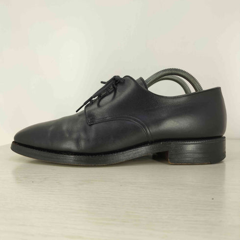 クロケットアンドジョーンズ CROCKETT&JONES 別注 プレーントゥ レースアップ レザー ドレスシューズ メンズ 7 1/2 E