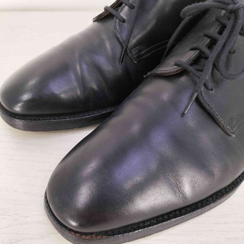 クロケットアンドジョーンズ CROCKETT&JONES 別注 プレーントゥ レースアップ レザー ドレスシューズ メンズ 7 1/2 E
