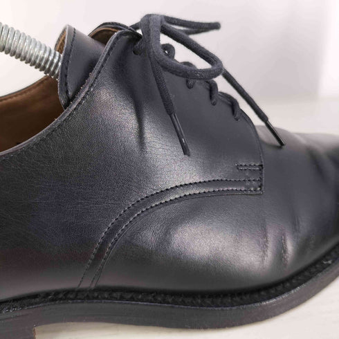 クロケットアンドジョーンズ CROCKETT&JONES 別注 プレーントゥ レースアップ レザー ドレスシューズ メンズ 7 1/2 E