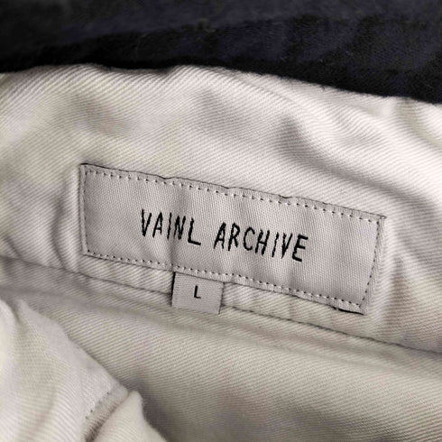 ヴァイナルアーカイブ VAINL ARCHIVE ウール 2タック ドローストリングパンツ メンズ