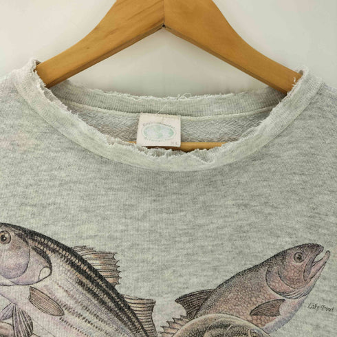 Environmental Artwear フィッシュプリントクルーネックスウェット メンズ JPN:XL