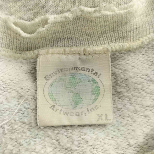 Environmental Artwear フィッシュプリントクルーネックスウェット メンズ JPN:XL