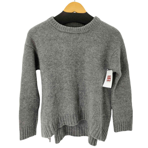 スピックアンドスパン Spick and Span HAMILTON LAMBSWOOL 別注 サイドスリットクルーネックセーター レディース
