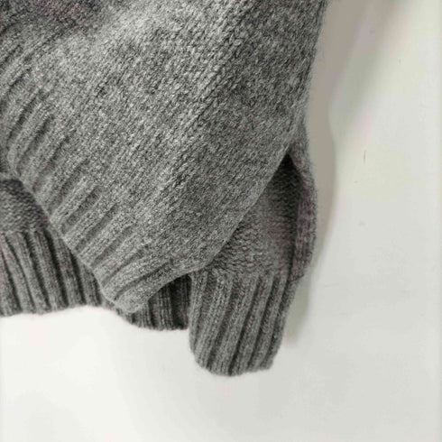 スピックアンドスパン Spick and Span HAMILTON LAMBSWOOL 別注 サイドスリットクルーネックセーター レディース