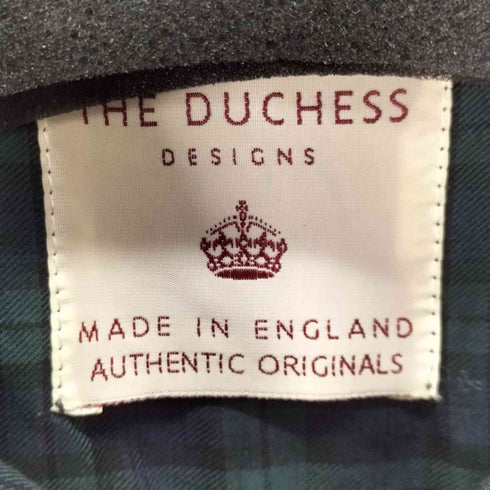 THE DUCHESS 英国製 ブラックウォッチ ボタンダウンチェックシャツワンピース レディース