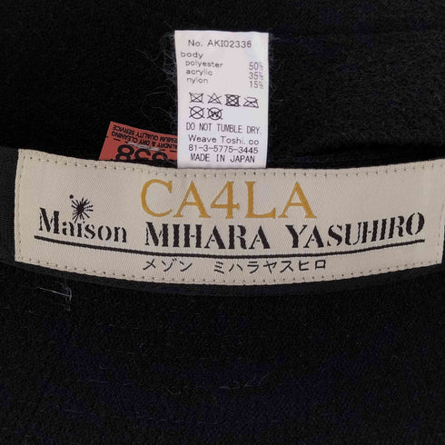 メゾンミハラヤスヒロ Maison MIHARA YASUHIRO YES トーキョー 刺繍 バケットハット メンズ
