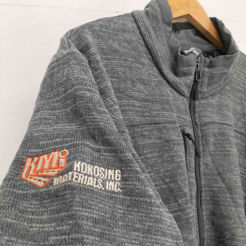 エディーバウアー Eddie Bauer 霜降り ニットジャケット メンズ 2XL