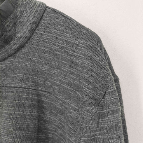 エディーバウアー Eddie Bauer 霜降り ニットジャケット メンズ 2XL