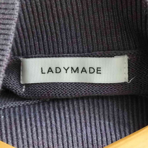 レディメイド LADYMADE シャツベストレイヤードプリーツニットワンピース レディース FREE