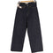 ボナム BONUM ワイドデニムパンツ 濃紺 片耳 レディース JPN:XS