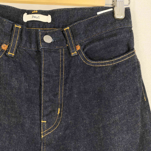 ボナム BONUM ワイドデニムパンツ 濃紺 片耳 レディース JPN:XS