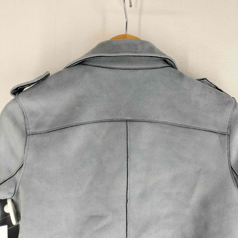 ザラベーシック ZARABASIC スエード調 ライダースジャケット レディース import:S
