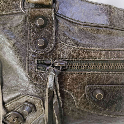 バレンシアガ BALENCIAGA The First City ザ ファースト シティー 2WAY レザー ハンド ショルダーバッグ レディース