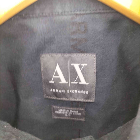アルマーニエクスチェンジ ARMANI EXCHANGE 総モノグラムロゴ ステンカラーシャツ メンズ S/P