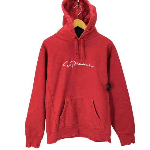 シュプリーム Supreme 18AW classic script hooded sweatshirt メンズ JPN:L