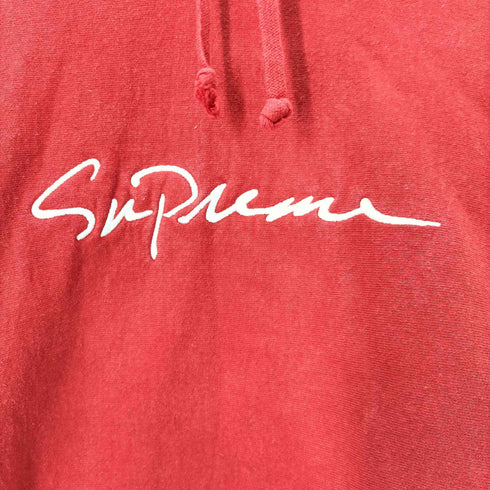 シュプリーム Supreme 18AW classic script hooded sweatshirt メンズ JPN:L