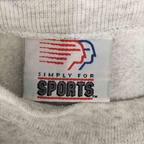 SIMPLY FOR SPORTS USA製 刺繍スウェット メンズ JPN:L