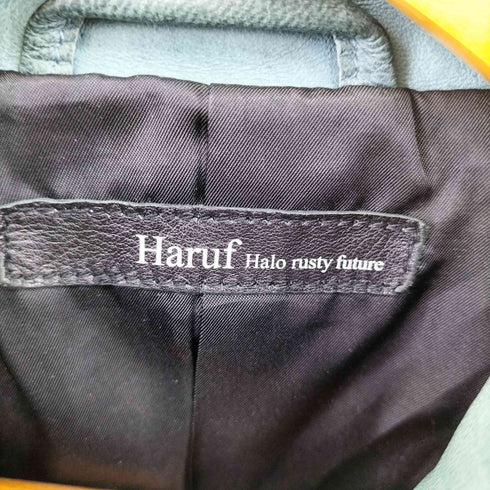 ハルフヘイローラスティーフューチャー haruf halo rusty future シングルライダースジャケット メンズ