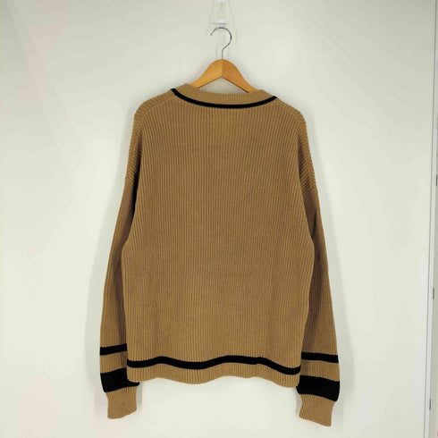 ザラマン ZARA MAN Vネック コットンニット チルデンニット メンズ import:S