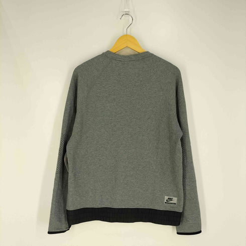 ナイキ NIKE ロゴプリント 素材切替 クルーネックスウェット メンズ import:L