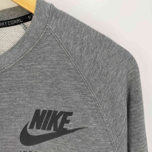ナイキ NIKE ロゴプリント 素材切替 クルーネックスウェット メンズ import:L