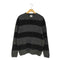 ザラ ZARA ボーダー アクリルポリ シャギーニット メンズ import:L