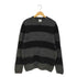 ザラ ZARA ボーダー アクリルポリ シャギーニット メンズ import:L