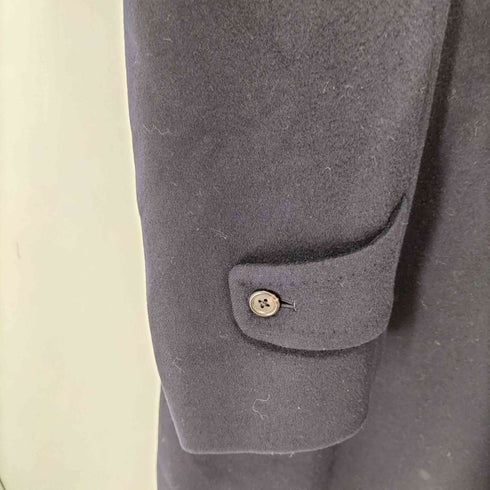 アクアスキュータム AQUASCUTUM カシミヤ混 比翼ウールステンカラーコート メンズ UK:38
