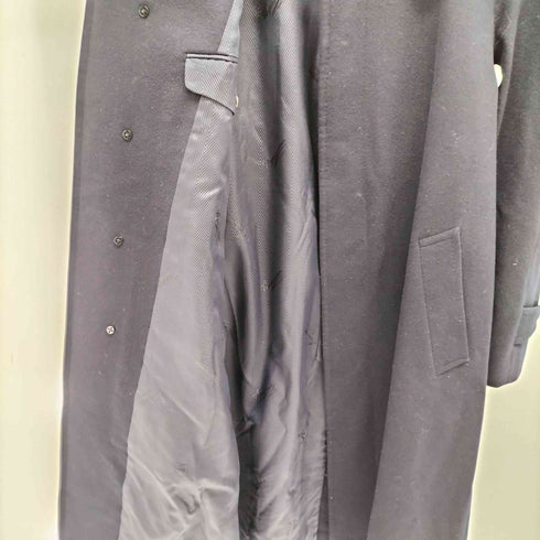 アクアスキュータム AQUASCUTUM カシミヤ混 比翼ウールステンカラーコート メンズ UK:38