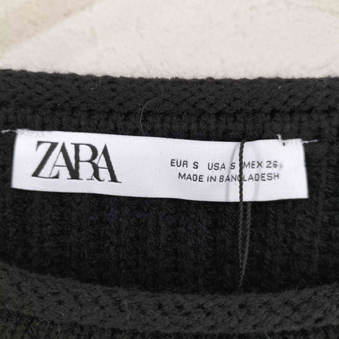 ザラ ZARA リブニットセーター レディース import:S