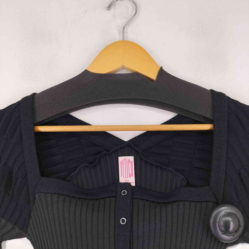FETICO 23SS STRIPE KNIT CARDIGAN ニットワンピース レディース FREE