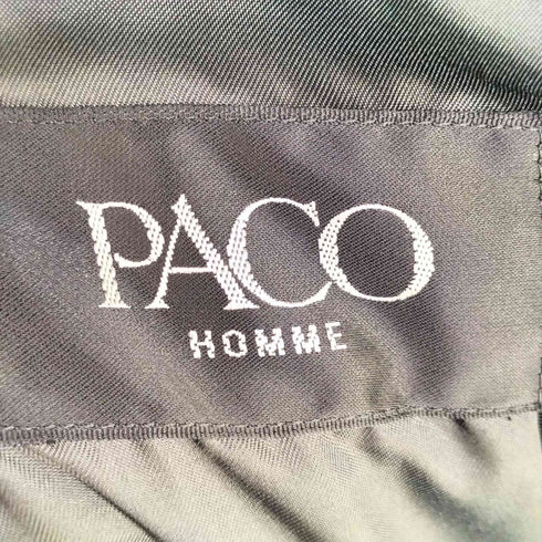 PACO HOMME カシミヤ混 ウールスタンドカラーコート メンズ JPN:M