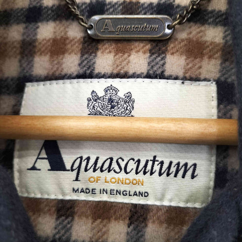 アクアスキュータム AQUASCUTUM イングランド製 ダッフルコート レディース