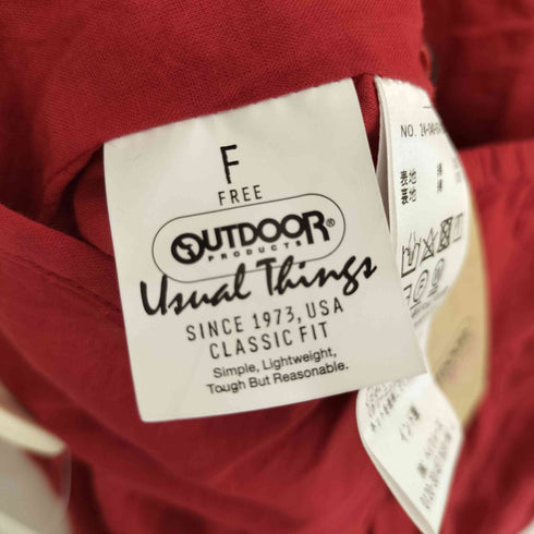 アウトドアプロダクツ OUTDOOR PRODUCTS 24SS コットンティアードキャミワンピース レディース FREE