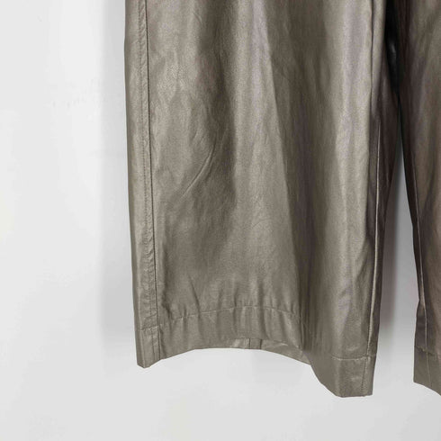 プランクプロジェクト PRANK PROJECT Synthetic Leather Voluminous Wide Pants レディース 34